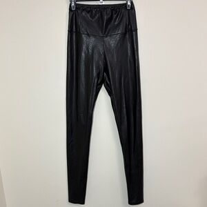 Wilfred Free Black Faux Leather Leggings
